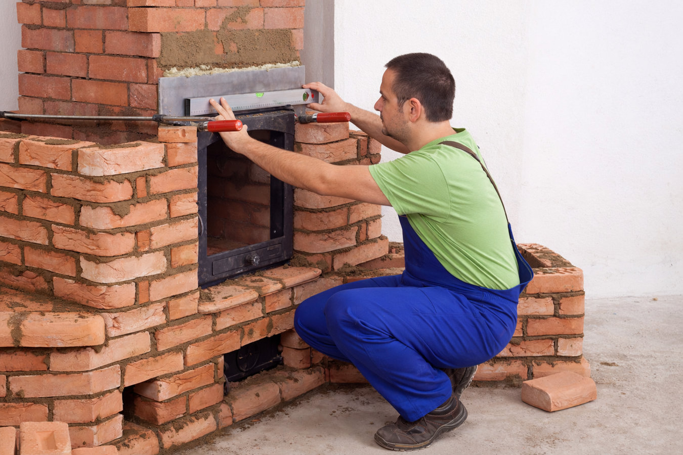 Fireplace installation